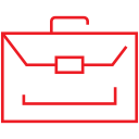 business law briefcase icon