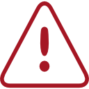 red warning icon for complaints section on contact page - Contact Suthers George today!
